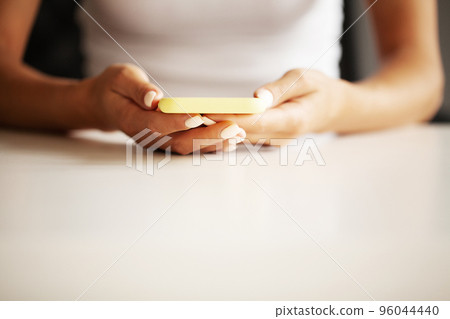 Phone dependence, a young woman chats around the clock on social networks Phone dependence, a young woman chats around the clock on social networks 96044440
