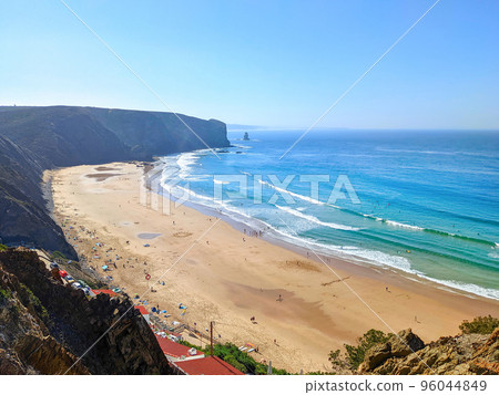 Arrifana beach surfing ocean Portugal Arrifana beach surfing ocean Portugal 96044849