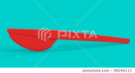 Eco-friendly disposable utensils like knife on green background. Eco-friendly disposable utensils like knife on green background. 96046113