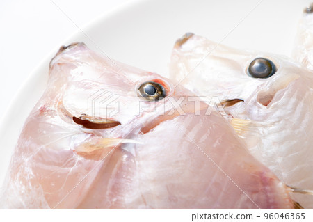 Close-up of peeled filefish. Close-up of peeled filefish. 96046365