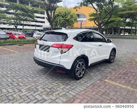 Indonesia, Surakarta, October 25, 2022, Honda HR-V is a subcompact crossover SUV produced by Honda of Japan 96048950