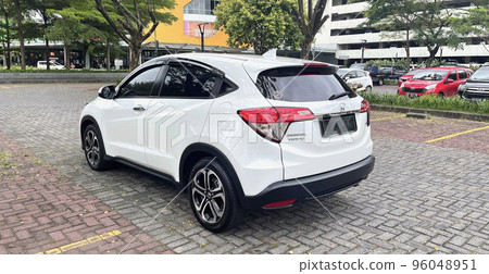 Indonesia, Surakarta, October 25, 2022, Honda HR-V is a subcompact crossover SUV produced by Honda of Japan 96048951