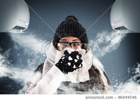 Winter in the summer with the air conditioning Winter in the summer with the air conditioning 96049546