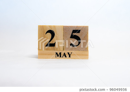 Date Block Calendar May 25th Date Block Calendar May 25th 96049936