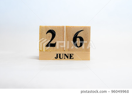 Date Block Calendar June 26th 96049968