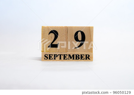 日期塊日曆 9 月 29 日 96050129