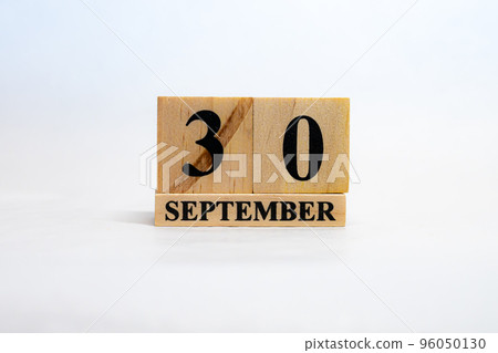 日期塊日曆 9 月 30 日 96050130