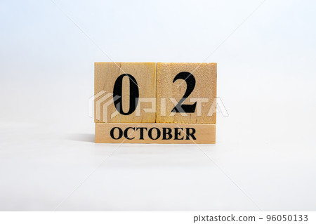 Date Block Calendar October 2nd 96050133