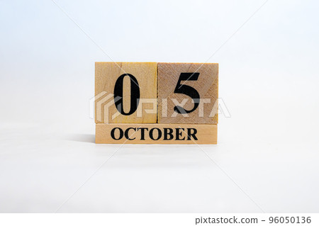 Date Block Calendar October 5th Date Block Calendar October 5th 96050136
