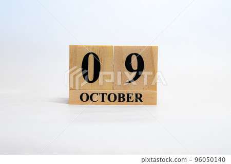 Date Block Calendar October 9th Date Block Calendar October 9th 96050140