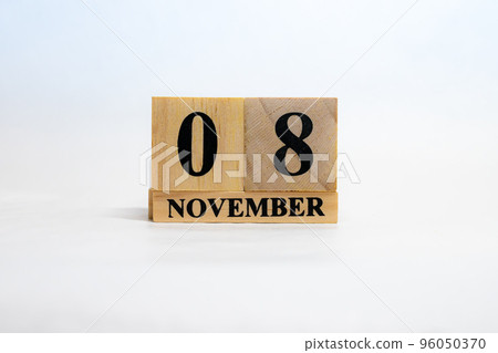 Date Block Calendar November 8th 96050370