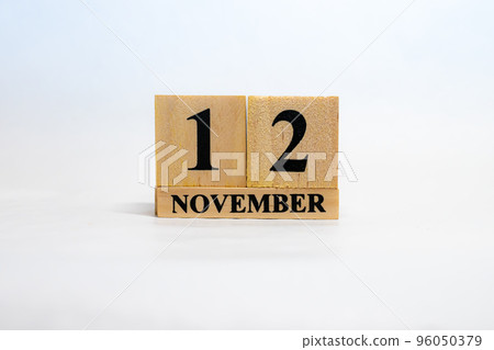 Date Block Calendar November 12th Date Block Calendar November 12th 96050379