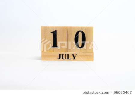 Date Block Calendar July 10th Date Block Calendar July 10th 96050467