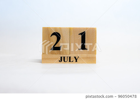 Date Block Calendar July 21st Date Block Calendar July 21st 96050478