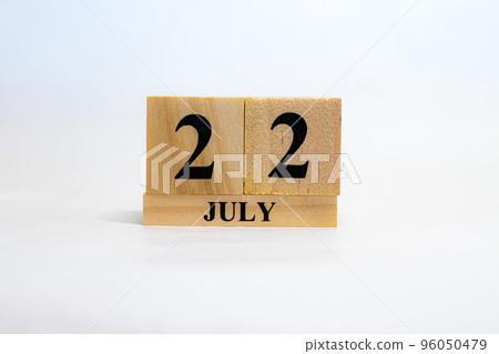 Date Block Calendar July 22nd Date Block Calendar July 22nd 96050479
