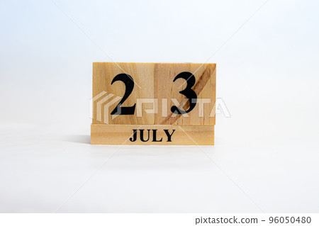 Date Block Calendar July 23rd Date Block Calendar July 23rd 96050480