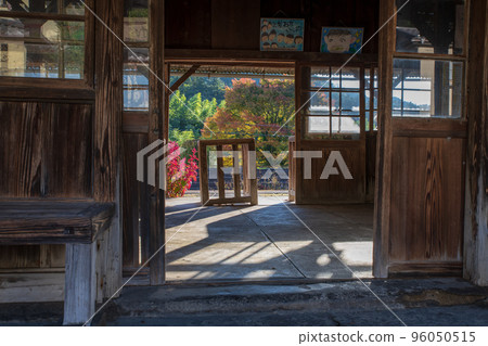 Kamigamibai Station ticket gate Watarase Keikoku Railway autumn season Kamigamibai Station ticket gate Watarase Keikoku Railway autumn season 96050515