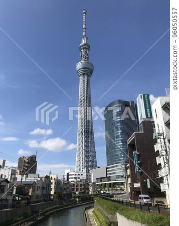 Sky Tree and Sumida River Sky Tree and Sumida River 96050557