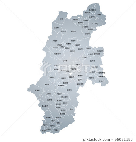 長野縣和市町村地圖 96051193