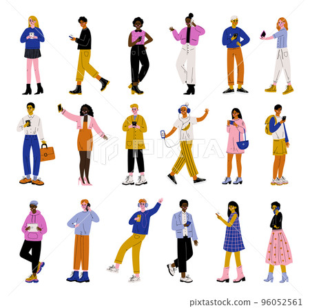 Woman Character Cooking at Home Standing at Table Pouring Oil on Frying Pan Vector Illustration Woman Character Cooking at Home Standing at Table Pouring Oil on Frying Pan Vector Illustration 96052561