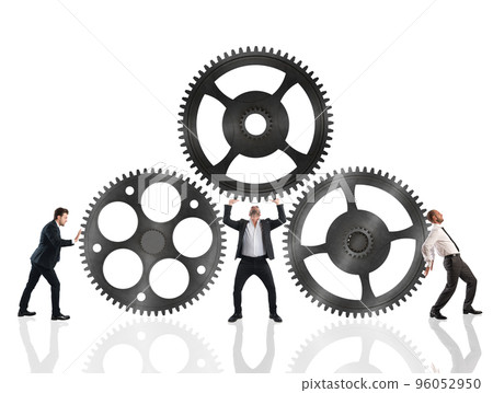 Teamwork work together 96052950