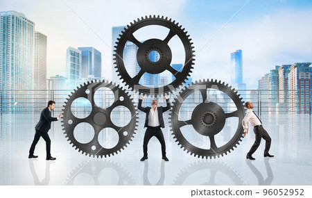 Teamwork work together 96052952