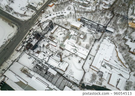 Demidov's old plant in Nizhny Tagil, Russia. Aerial view 96054513