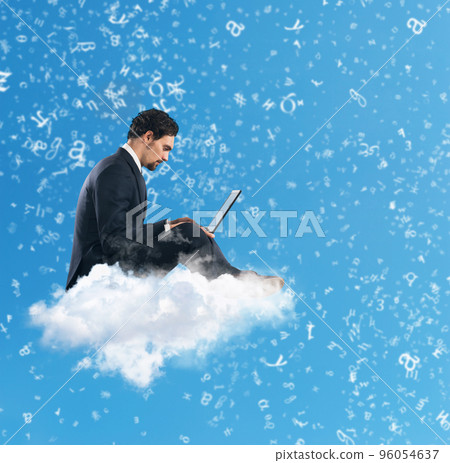 Internet and social network concept 96054637