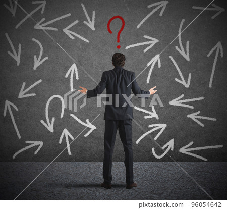 Difficult choices of a businessman Difficult choices of a businessman 96054642