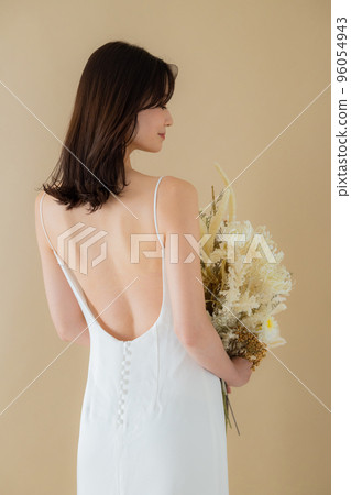 婚紗乾花花束 96054943