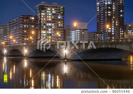 Night view of Bandai bridge 96055446