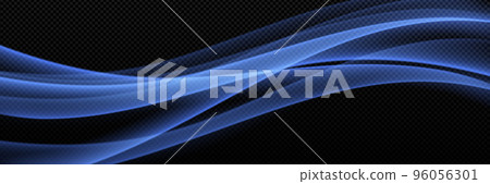 Air flow, cold blue wind effect, blowing smoke 96056301