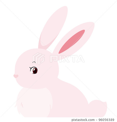 Material for New Year's cards Rabbit 96056389