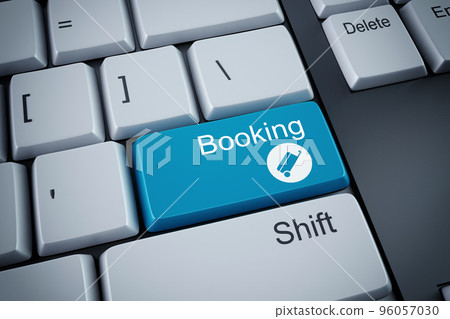 3D rendering of booking keyboard 96057030