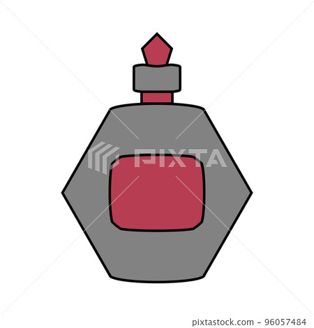 Perfume icon on white. 96057484