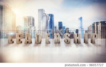 Business leadership view. 3d rendering Business leadership view. 3d rendering 96057727