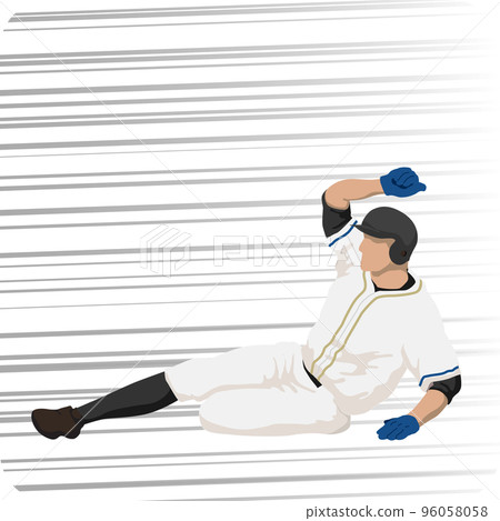 滑動棒球運動員 2 的插圖 96058058