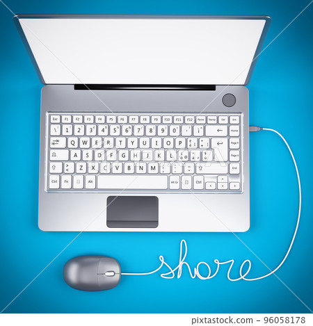 3D rendering Computer share 96058178