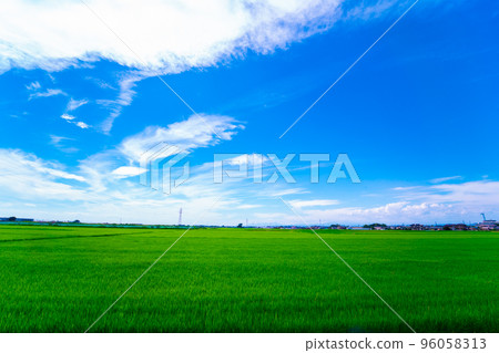 Blue sky and countryside 001 Blue sky and countryside 001 96058313