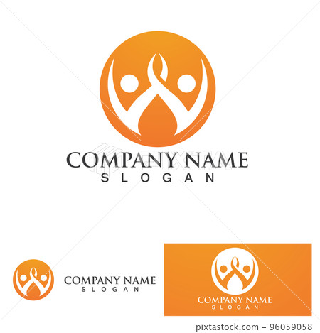 Adoption children logo and symbol health vector Adoption children logo and symbol health vector 96059058