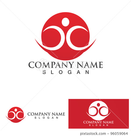 Healthy Life People Logo 96059064