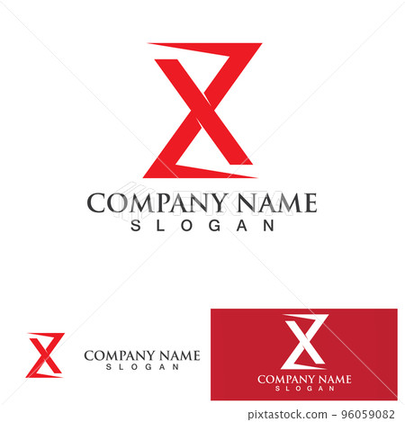 X Letter Logo Template vector icon X Letter Logo Template vector icon 96059082
