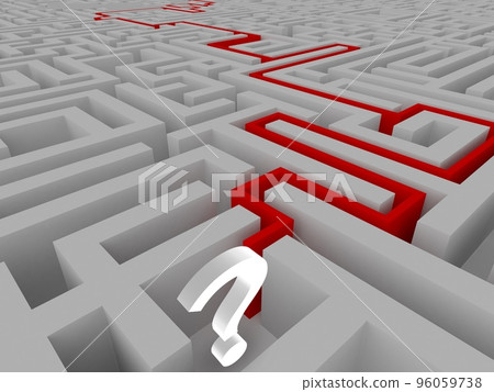 Resolution of a maze 96059738