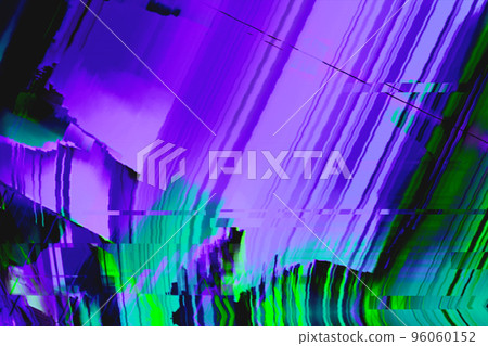Motion Glitch Multicolored Distorted textured psychedelic zebra background 96060152
