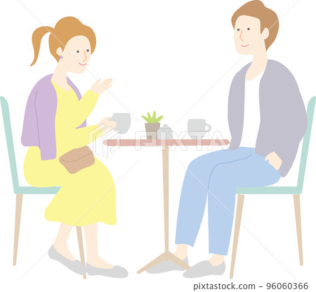Cafe couple color Cafe couple color 96060366