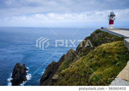 Lighthouse, Cape Ortegal cliffs and atlantic ocean, Galicia, Spain Lighthouse, Cape Ortegal cliffs and atlantic ocean, Galicia, Spain 96060408