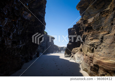 As Catedrais beach - Beach of the Cathedrals - Galicia, Spain 96060412