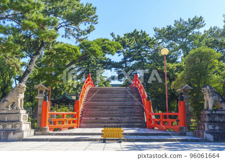住吉大社Red Soribashi（太鼓橋）--大阪府大阪市住吉區-- 96061664