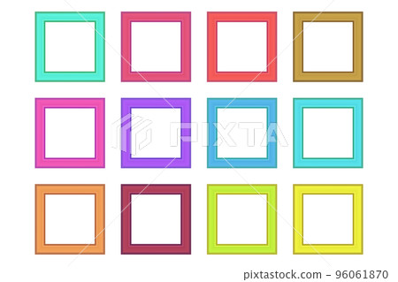 Set of squared color vintage wooden frame for your design. Vintage cover. Place for text. Vintage antique colorful modern rectangular frames. Template vector illustration Set of squared color vintage wooden frame for your design. Vintage cover. Place for text. Vintage antique colorful modern rectangular frames. Template vector illustration 96061870