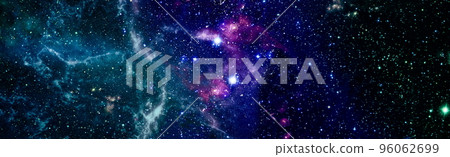 Nebula night starry sky in rainbow colors. Multicolor outer space. Star field and nebula in deep space many light years far from planet Earth. Elements of this image furnished by NASA. Nebula night starry sky in rainbow colors. Multicolor outer space. Star field and nebula in deep space many light years far from planet Earth. Elements of this image furnished by NASA. 96062699